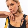 Sterling Silver Safety Pin Necklace With Beaded Chain, thumbnail 9 of 11