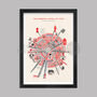 Arsenal Wheel Of Fame Poster Print, thumbnail 5 of 6