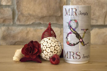 Personalised Couples Mr And Mrs Mugs, His Her Gift Set, 2 of 4