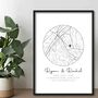 Personalised First Home Gift, Housewarming Map Print, thumbnail 6 of 8