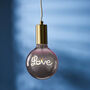 Love Down LED Filament Bulb, thumbnail 1 of 4