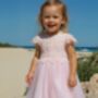 Audrey In Pink ~ Party Or Flower Girl Dress, thumbnail 4 of 5