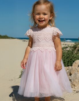 Audrey In Pink ~ Party Or Flower Girl Dress, 4 of 5