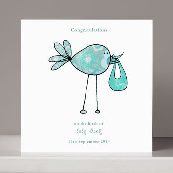Personalised 'Congratulations' New Baby Card, 2 of 4