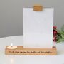 Personalised Memorial Candle Holder Photo Frame, thumbnail 4 of 10