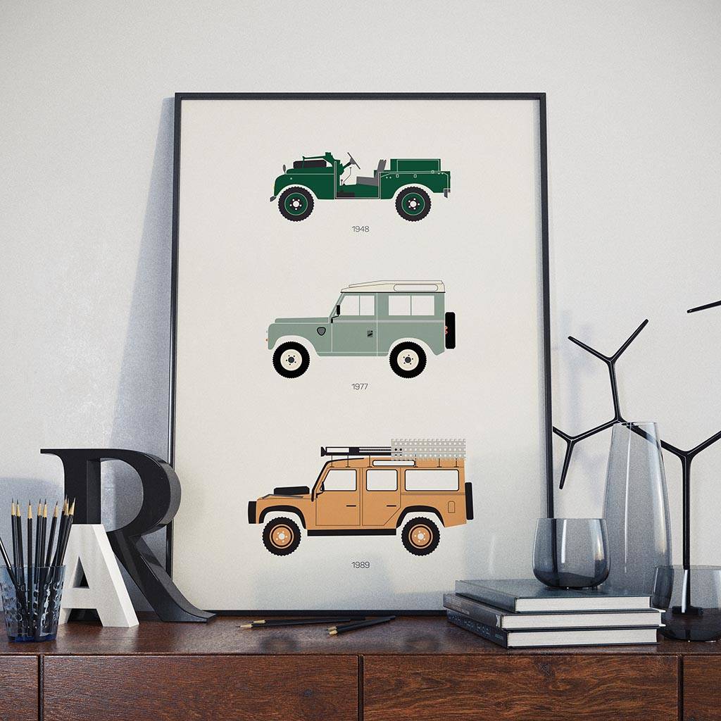 Iconic Defender 4x4 Collection Print, 1 of 2