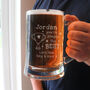 Personalised Simply The Best Pint Tankard, thumbnail 3 of 3