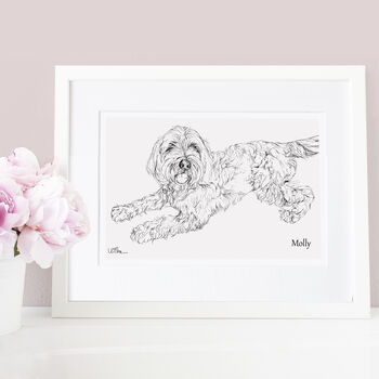 Personalised Pet Line Drawing, 7 of 10
