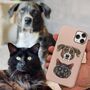 Personalised Pet Portrait iPhone And Samsung Case, thumbnail 3 of 10