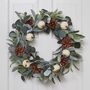 Pumpkin And Pinecone Autumn Wreath, thumbnail 1 of 3