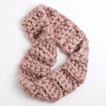 Giant Cowl Beginner Crochet Kit, 6 of 9