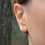 Rivet Pendant Earrings Sterling Silver Jewellery, thumbnail 2 of 5