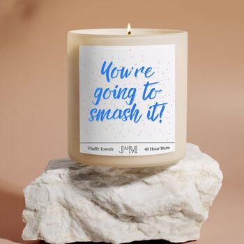 You're Going To Smash It Candle Gift, 3 of 6
