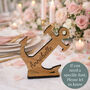 Oak Veneer Anchor Wedding Place Names Settings, thumbnail 3 of 3