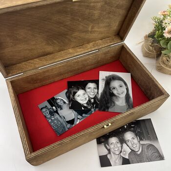 Carved Name Personalised Keepsake Box, 8 of 12