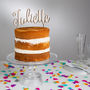 Personalised Wooden Cake Topper, thumbnail 2 of 4