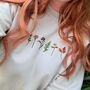 Embroidered Autumn Florals Sweatshirt, thumbnail 1 of 4