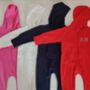 Personalised Baby Toddler Hooded Cotton Onesie, thumbnail 3 of 12