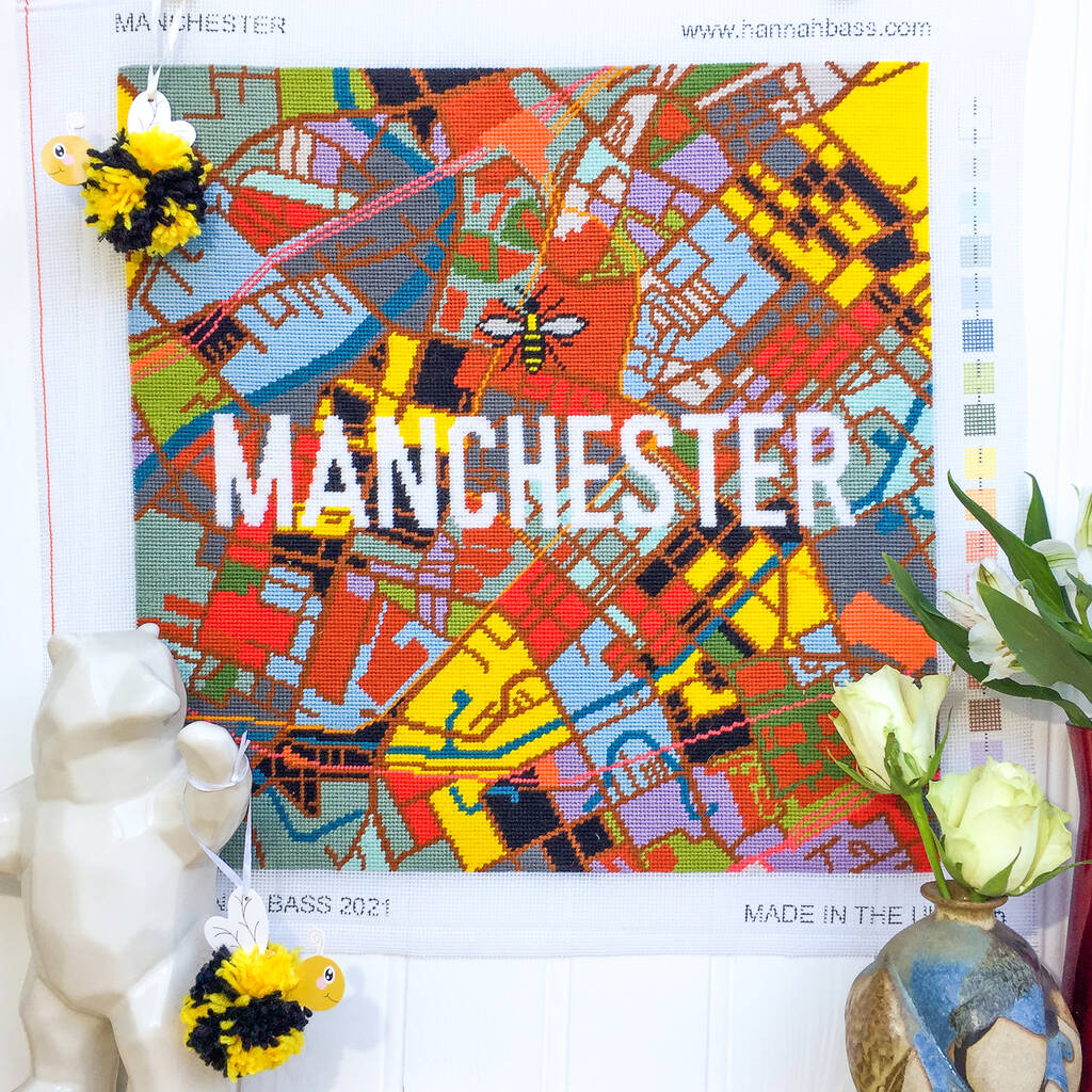 Manchester City Map Tapestry Kit, 1 of 8