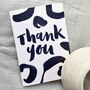 Navy 'Thank You' Greeting Card, thumbnail 2 of 2
