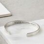 Personalised Lucky Stars Sterling Silver Bangle, thumbnail 2 of 3
