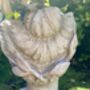 Ladies Head Planter 21cm Stone Effect Bust Flowerpot, thumbnail 6 of 9