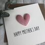 Happy Mother's Day Velvet Heart Card, thumbnail 2 of 5