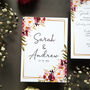 Blush Gold Wedding Invitations, thumbnail 8 of 12