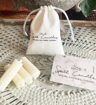 White Spell Candle Kit ~ Spirituality. Aura Cleansing, 5 of 5