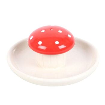Ceramic Mushroom Incense Stick Holder, 4 of 4