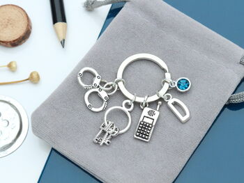 Prison Officer Personalised Keyring Security Guard, 6 of 11