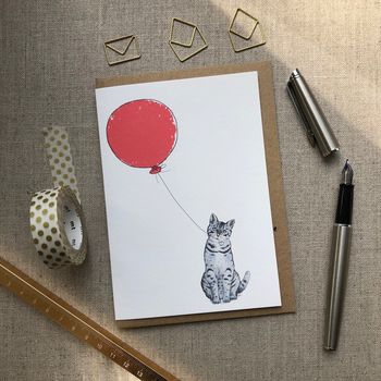 Personalised Cat Birthday Card, 2 of 11
