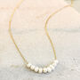 Dainty Baroque Pearl Chain Necklace, thumbnail 1 of 2