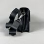 Black Leather Crossbody Envelope Handbag, thumbnail 7 of 8