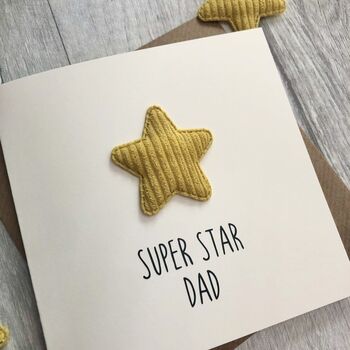 Super Star Dad/Daddy Father's Day/Birthday Card, 2 of 4