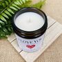 Personalised Golf Lover Valentines Candle, thumbnail 2 of 5
