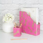 Hot Pink Jewel Insects Desk Set, thumbnail 1 of 3
