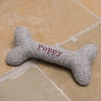 Mutts And Hounds Personalised Squeaky Bone Dog Toys, 5 of 11