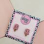 Ice Lolly Glitter Resin Studs / Summer Gift / Cute Statement Jewellery / Fun Accessories, thumbnail 2 of 5