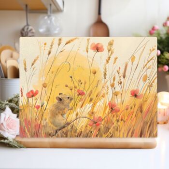 Meadow Mouse Textured Glass Chopping Boards, 2 of 8