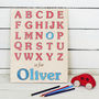 My First Alphabet Boys Personalised Puzzle, thumbnail 1 of 8