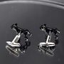 French Bulldog Cufflinks 316 L Stainless Steel Gift For Dog Lovers, thumbnail 2 of 5