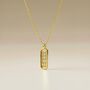 Personalised Custom Tag Pendant Necklace, thumbnail 1 of 4