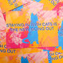 Staying In With Cats Is The New Going Out Postcard, thumbnail 2 of 4