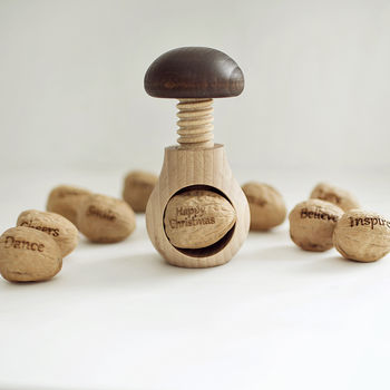 Wooden Nutcracker And Personalised Wishing Walnuts, 5 of 5