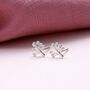Sterling Silver Blossom Tree Earrings Studs, thumbnail 2 of 4