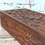 Gift For Mum; Oak Leaf Wooden Christmas Eve Box, thumbnail 5 of 10