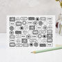 Biscuit Collection Illustrated Blank Greeting Card, thumbnail 1 of 10
