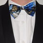 Modern Bow Tie Madeline Print In Blue, thumbnail 2 of 4