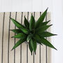 Faux Aloe Vera In Grey Pot, thumbnail 4 of 5